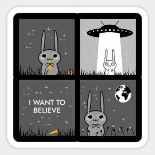 I want to believe Sticker